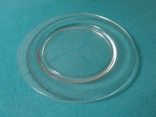 "Val Saint Lambert," Belgium 6 Dinner Glass Plates 10 1/2 Signed Rare