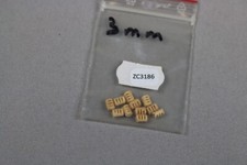 ZC3186 Fitting Part Boat Miniature Wood Blocks 3mm 3 Eyes Bigotte