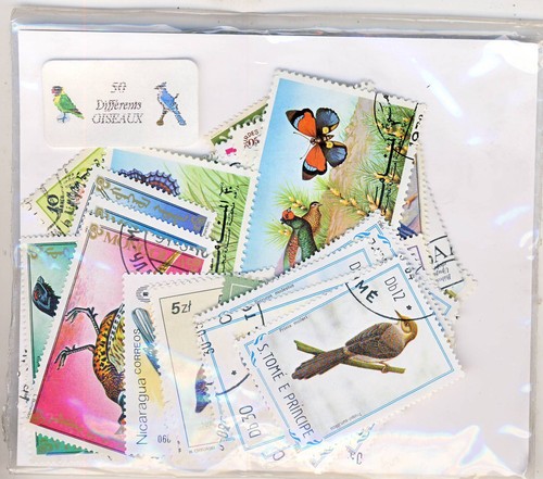 Stamp lot 50 timbres - stamp, /