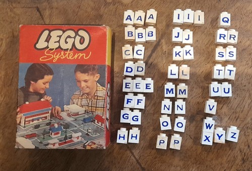 Lego system 234 alphabet - lego,
