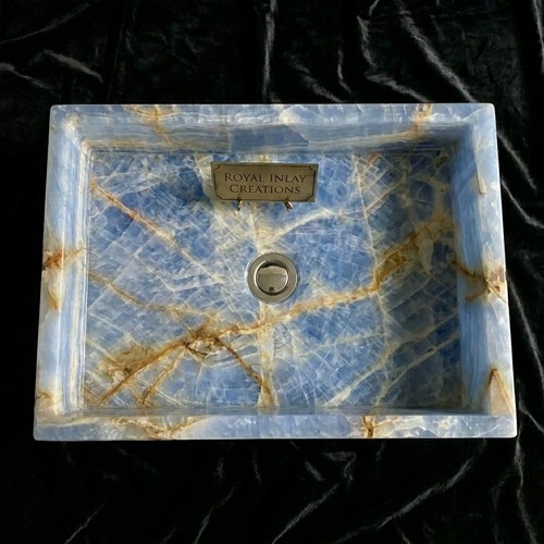 évier vasque onyx bleu - en,