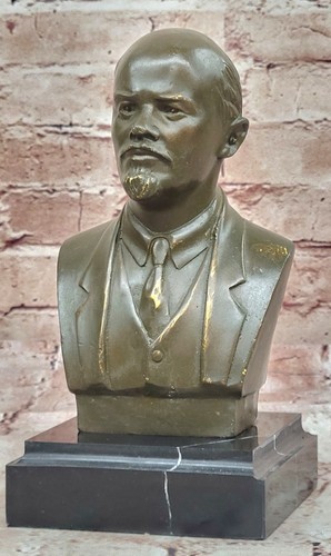 Lénine buste bronze - lénine,