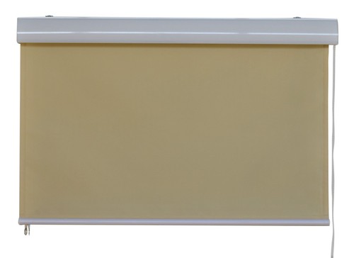 Store extérieur beige avec
