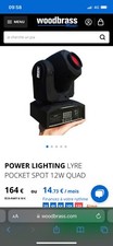 lyre dmx 60w power lightning