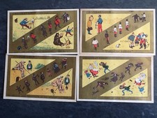 LOT 4 CHROMOS DORURE CHOCOLAT