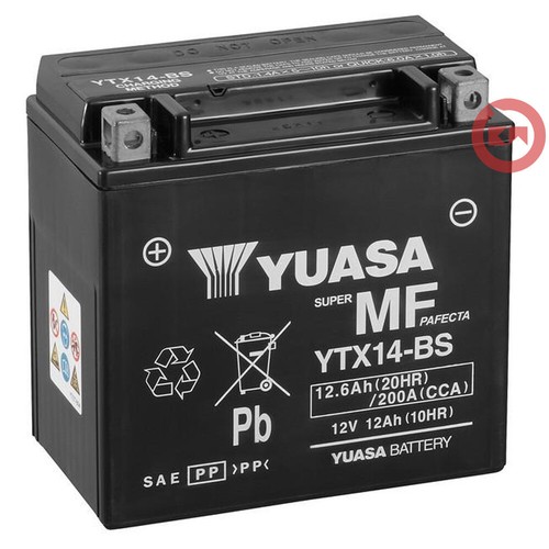 Yuasa ytx14 12v 12ah - yuasa,