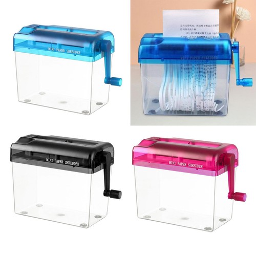 Destructeur papier mini a4 - de,