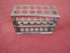 PORTE TUBES EPROUVETTES INOX -