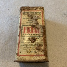 antique metal box ektal E