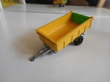 Remorque à benne basculante agricole Majorette en jaune