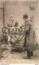 13 - Marseille - Type Marseillais - La Poissonière - Animée - Folklore - Balance