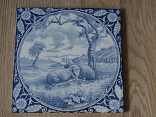 Carreau de faïence de Gien -