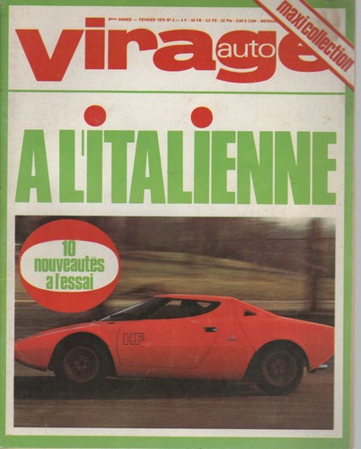 Virage auto 1972 italie - auto, r15