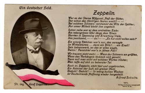 Zeppelin flugpost 1908 - zeppelin/flugpost,