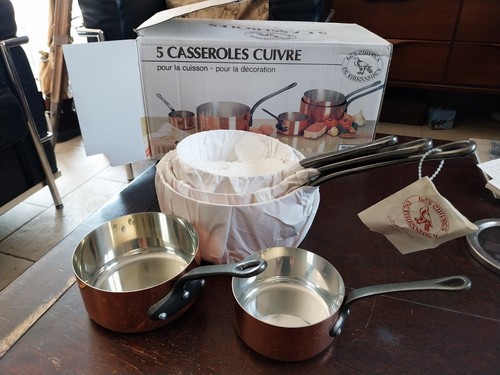 Casseroles cuivre etamee - 5,