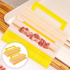  2pcs Barbecue Meat Machine Machine à viande portable Quick Portable Skewer Easy