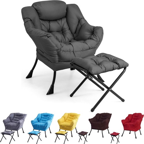 Fabric large lazy chair accent - fabric,