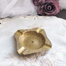 Moorish Style Small Ashtray Copper Grave Mid-XXe