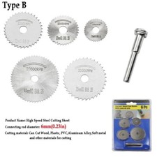 Lames scie circulaire miniatures  5 Disques + Axe modélisme maquette bricolage