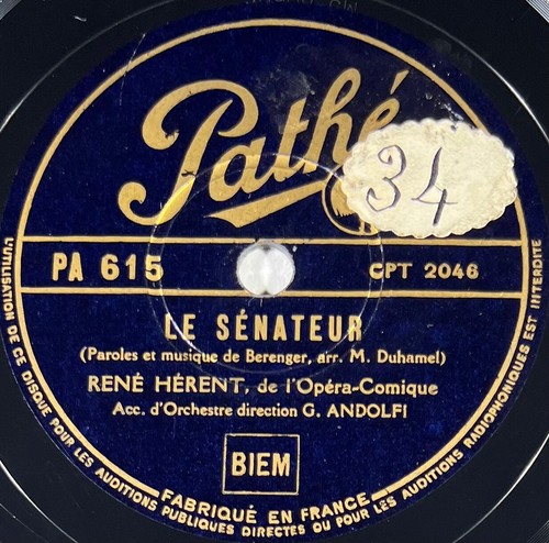 René hérent sénateur - rené, le