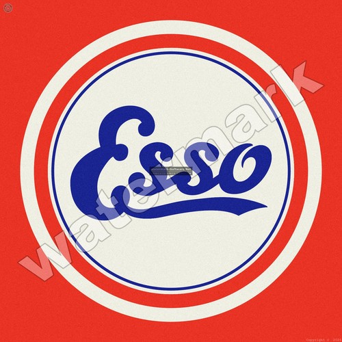 Esso gasoline 12 metal - 12", x