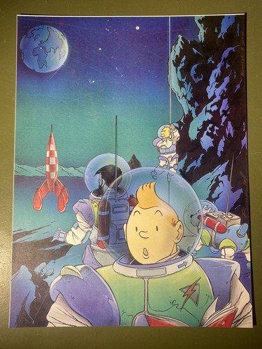 Affiche tintin hommage - tintin, à