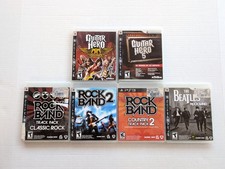 Rock Band Guitar Hero PS3 Game