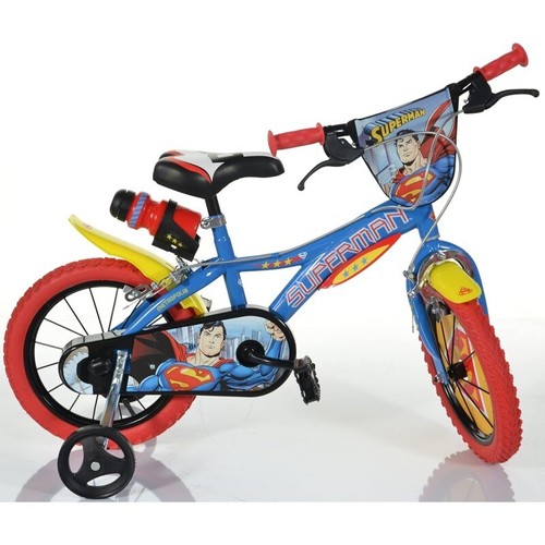 Vélo superman enfant dino - 16",