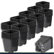 Pot De Fleurs 100 X 0,5 L Noir