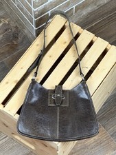 Mulberry Shoulder Bag Leather Dark Taupe Textured Finish