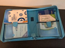 Weight Watchers Blue Binder 11" X 9" - 2012 w/ Papers & Books - Zippered