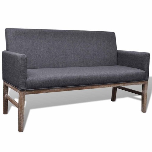 Banquette rembourrée gris