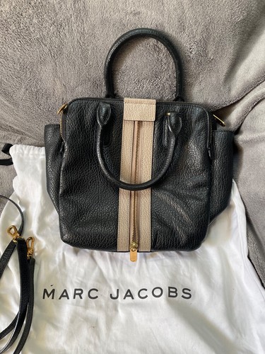 Sac main noir cuir - main,