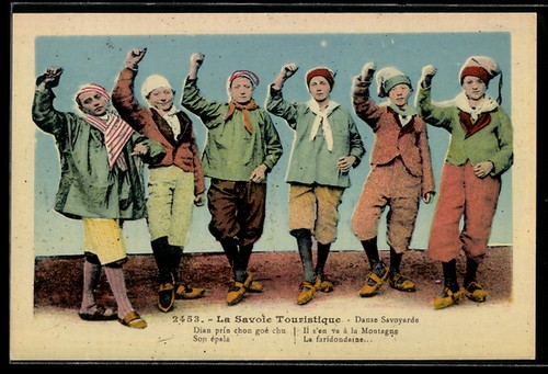 Cpa danse savoyarde - danse, jungen