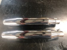 Original Harley-Davidson 1200 Sportster Exhaust Silencers - pair (chrome)