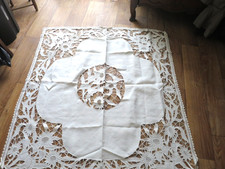 SUPERBE NAPPE BRODEE MAIN - 80