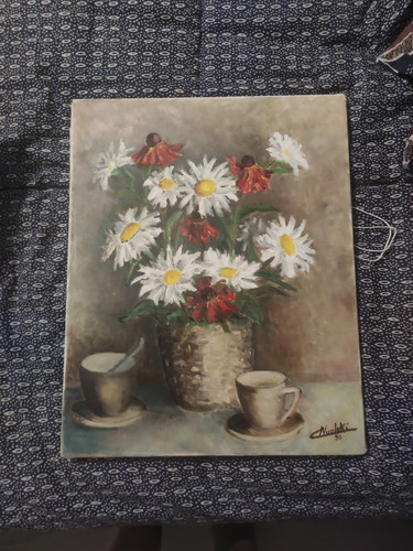 Tableau ancien huile sur - tableau, toile