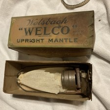 Welsbach WELCO Upright Mantle- Box With Poor Mantle