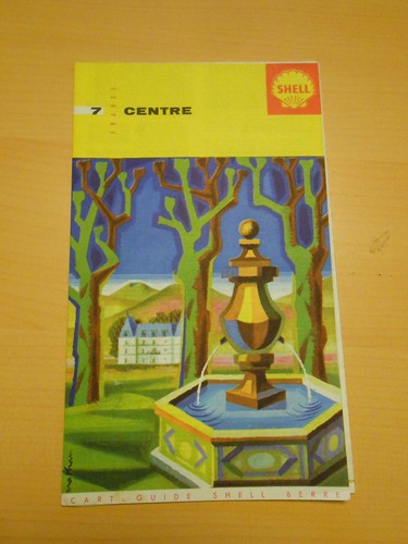Carte routière shell 1962 - routière,