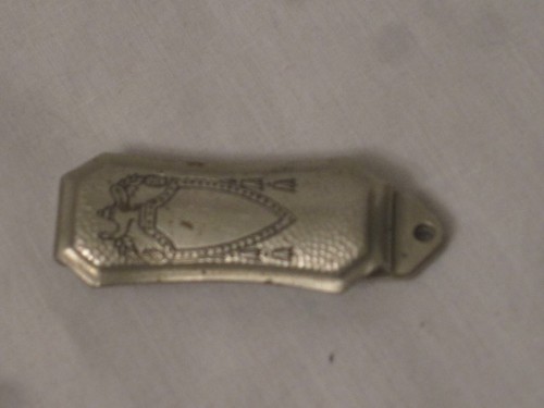 Vintage tie clip hammered - vintage,