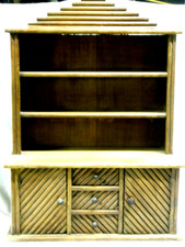 ANCIEN MEUBLE MAITRISE VAISSELIER MINIATURE POUPÉE BOIS ART DÉCO JOUET TOY DOLL