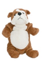 IKEA - Doudou peluche CHIEN Gosig Bulldog marron blanc - 40 cm