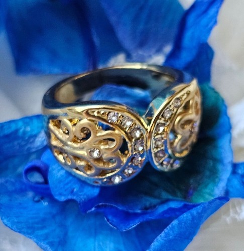 Bague plaqué brillant - bague,