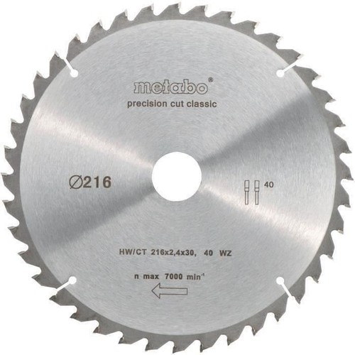 Metabo lame scie circulaire - lame, de