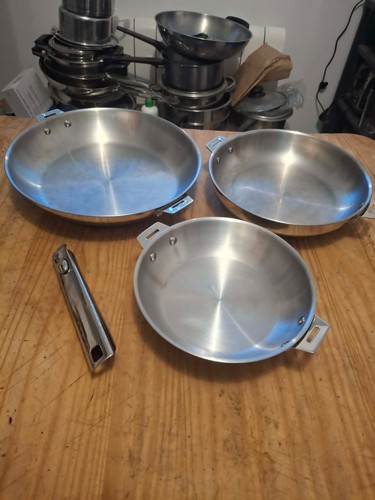 Lot poêles tout - lot, inox