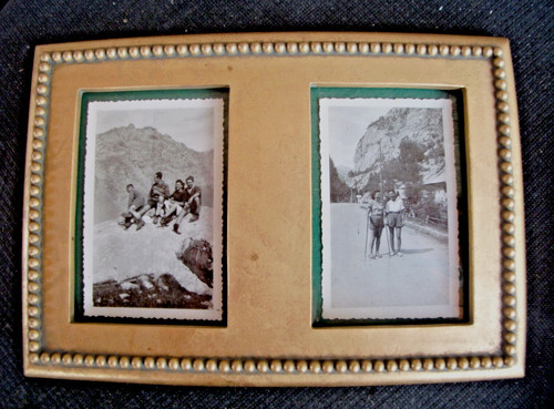 Cadre doré double vues - vues, x