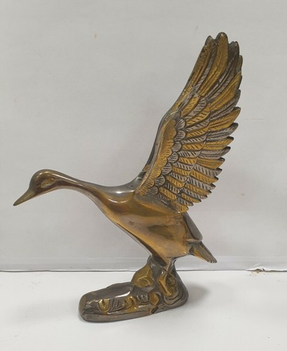 Sculpture oiseau canard laiton - sculpture,