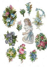 chromos anciens découpis