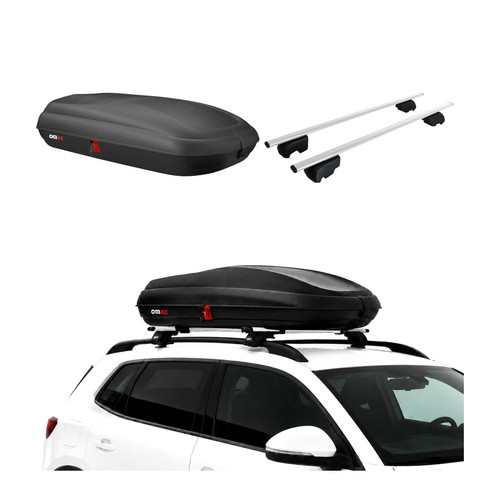 Coffre toit 320l barres - +,