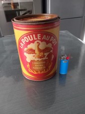 Boite En Tole Litho La Poule